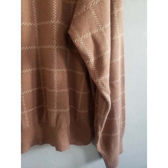 Luna Cozy Sweater Women's XL Humble Brown Silk Blend Pullover Top NWOT - Picture 7 of 11